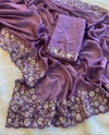 Kritika Crush Silk With Fancy Sequence Embrodery Work Saree Wholesalers In Delhi